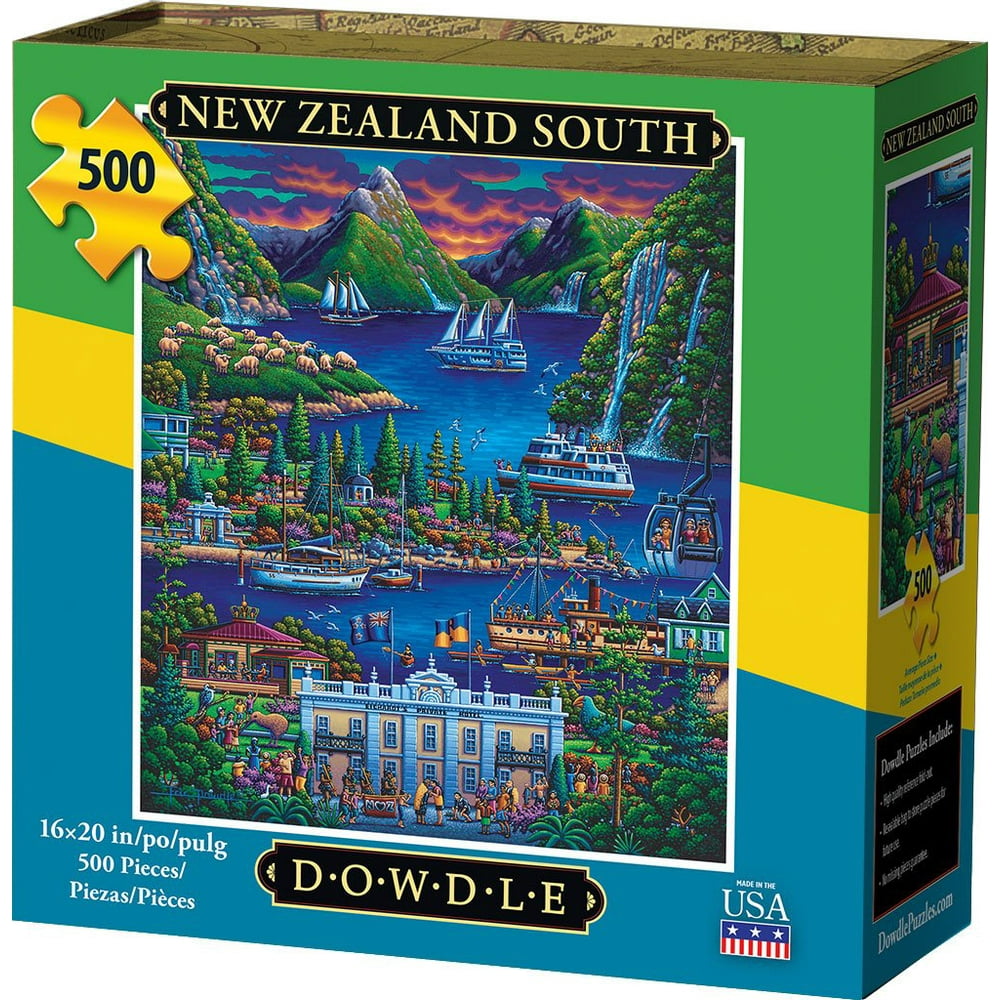 Dowdle Jigsaw Puzzle New Zealand South 500 Piece