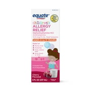 Equate Children's Allergy Relief, Diphenhydramine HCl 12.5 mg/5 mL Oral Solution, Antihistamine, Cherry Flavor, 8 fl. Oz.