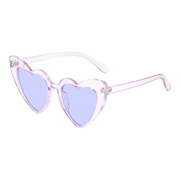 AJGRHE Heart Sunglasses for Women Fashion Classic Love Eye Protection Sunglasses Vintage Cute Heart Sunglasses Light Yellow