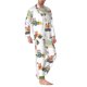 thumbnail image 2 of Fotbe Excavator Pijama de Hombre con Estampado de Manga Larga, Conjunto de 2 Piezas, Ropa de Dormir Suave y Cómoda con Bolsillos-Small, 2 of 7