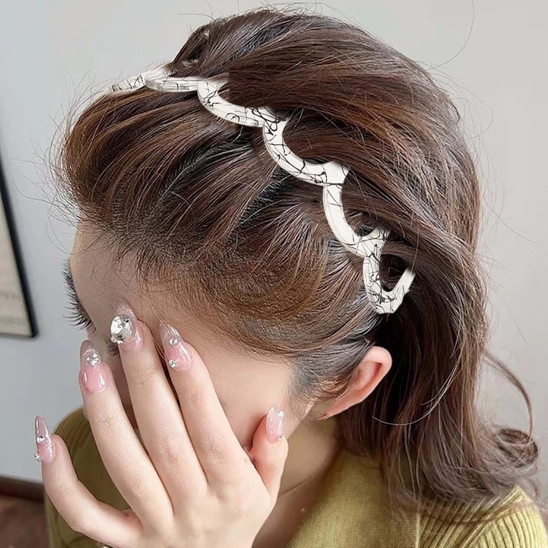 U Shape Hair Comb Headband,Reversible Korean Style Hair  display picture 2