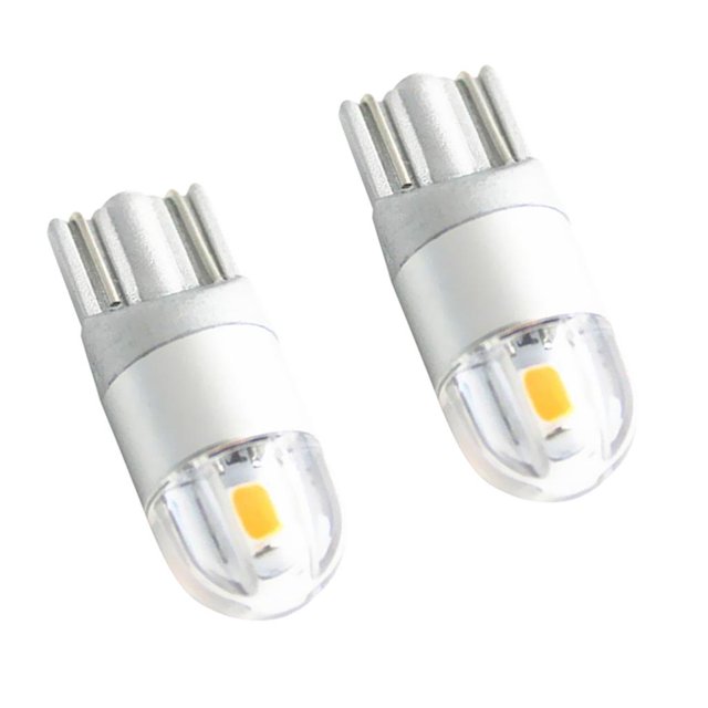 2x Bombillas LED de Accesorios Automóviles Respuesta de Encendido Apagado Resistente Vibracion Instalación 黄色 yotijar Luces de la luz del coche ligero