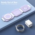 thumbnail image 7 of YIYUN Travel 3-in-1 Fast Wireless Charging Station – Foldable Charger for Galaxy S25/S24/S23, Watch Series, and Buds., 7 of 7