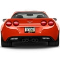 thumbnail image 4 of Corvette C6 Z06 in 3D on Real Carbon Fiber Finish ABS Plastic License Plate Frame, 4 of 8