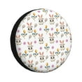thumbnail image 1 of Fotbe easter Funda de Llanta de Repuesto con Estampado, Engrosada, Ajuste Universal para Jeep, Remolque, RV, SUV, Camión-14 inch, 1 of 6