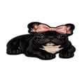 thumbnail image 2 of Funny 2D Animal Shaped Floor Mat, Soft Non-Slip Fleece Door Rug for Entryway Bedroom Bathroom, Cute Pet Print Indoor Carpet, 23.6 x 15.12 Inch Multicolor, 2 of 6