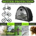 thumbnail image 3 of Happy Travel Bike Storage Tent Shed, Outdoor Waterproof Bicycle Covers Shelter with Window for 2/3/4/6 Bikes,Oversized Outside Portable Sheds for Lawn Mower,Garden Tools, 3 of 7