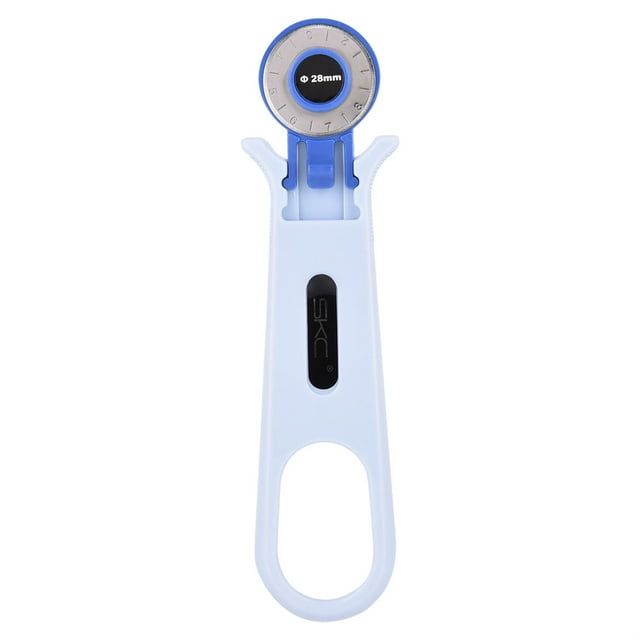 Qiilu Roller Round Rotary Cutter Knife Cloth Tool Craft Tools Sewing Accessories Blue, Sewing Rotary Cutter, Cloth Rotary Cutter