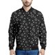 thumbnail image 3 of Chaqueta bomber de primavera y otoño para hombre con estampado 3D de estrella de cinco puntas y cremallera por todas partes, chándal unisex, chaqueta informal con cremallera, ropa 6XL, 3 of 5