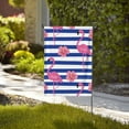 thumbnail image 4 of Easygdp Flamingo Garden Flag Yard Flag Welcome Flag, Double-Sided, Weather Resistant for Outdoor Decor - 28"x40", 4 of 9