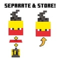 thumbnail image 4 of Minecraft Toys, Mob Head Minis Figures, Gifts for Kids, 4 of 6