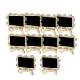 thumbnail image 1 of 10 piezas Mini pizarra Pizarras Rectángulo Pizarra con soporte para carteles de mensajes Señales de bodas, 1 of 6