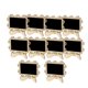 thumbnail image 1 of BRIGHTFUFU 10 piezas Mini pizarra Pizarras Rectángulo Pizarra con soporte para carteles de mensajes Señales de bodas, 1 of 6