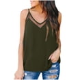 thumbnail image 2 of Maternity Tank Top Soft Sheer Mesh Stitching Camisole Lighweight Flowy Sleeveless Solid Shirts, 2 of 7