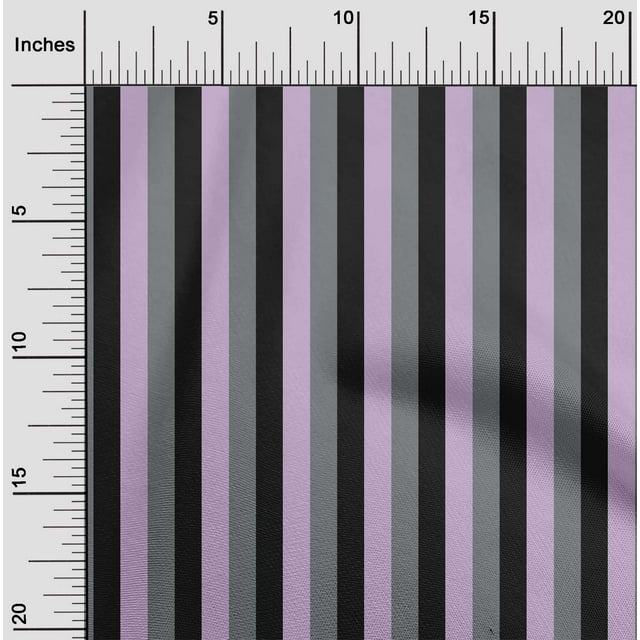 oneOone Polyester Lycra Light Purple Fabric Stripes Sewing Craft Projects Fabric Prints By Yard 56 Inch Wide-YSX