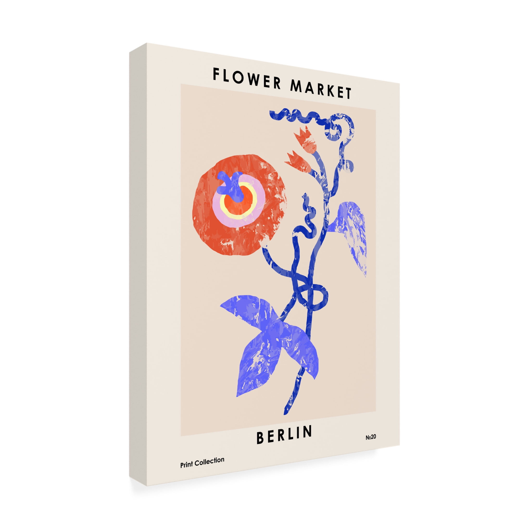 Trademark Fine Art NKTN   Flower Market Berlin Canvas Wall Art