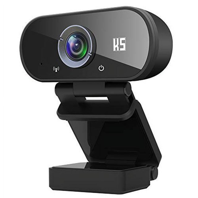 Konnek Stein Cámara web HD 1080P Video, micrófono de entrada, cámara web USB para computadora con trípode y cubierta de privacidad, Plug and Pla Konnek Stein NA