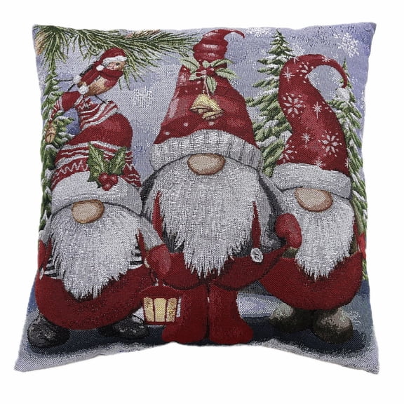 Briarwood Lane Winter Indoor Pillow 18x18 Winter Gnomes For Winter Pillow
