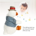 thumbnail image 4 of Talking Duck Toy, Soft Talking Dancing Duck Repeat What You  For Bedroom, 4 of 8
