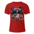 thumbnail image 5 of UngA 250 Anniversary USA Shirt Men Eagle Graphic 1776-2026 T-Shirt 4th of July Tees American Flag Patriotic Short Sleeve Top Mens T-Shirt Red,L, 5 of 5