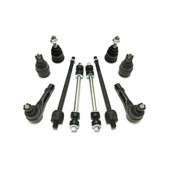 Front Upper & Lower Ball Joints   Tie Rod Ends   Sway Bar Links Suspension Steering 10 Pieces Kit Fits select: 2002-2005 FORD EXPLORER, 2002-2005 MERCURY MOUNTAINEER