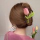 thumbnail image 3 of Flower Hair Claw Clips Tulip Hair Clip Hair Clamps Hair Styling Clips Hair Accessories for Women and Girls, 3 of 5