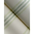 thumbnail image 4 of Chesapeake Lovage Green Linen Stripe Wallpaper, 4 of 7