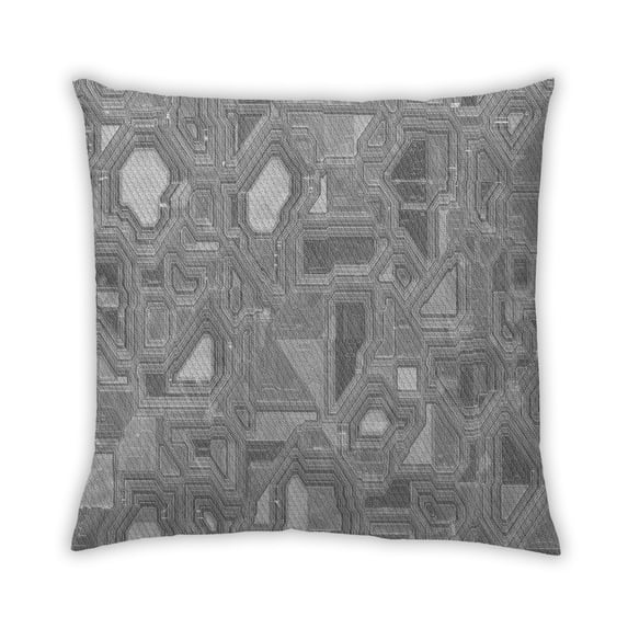 Ahgly Company Outdoor Square Contemporary Throw Pillow, 18 inch by 18 inch