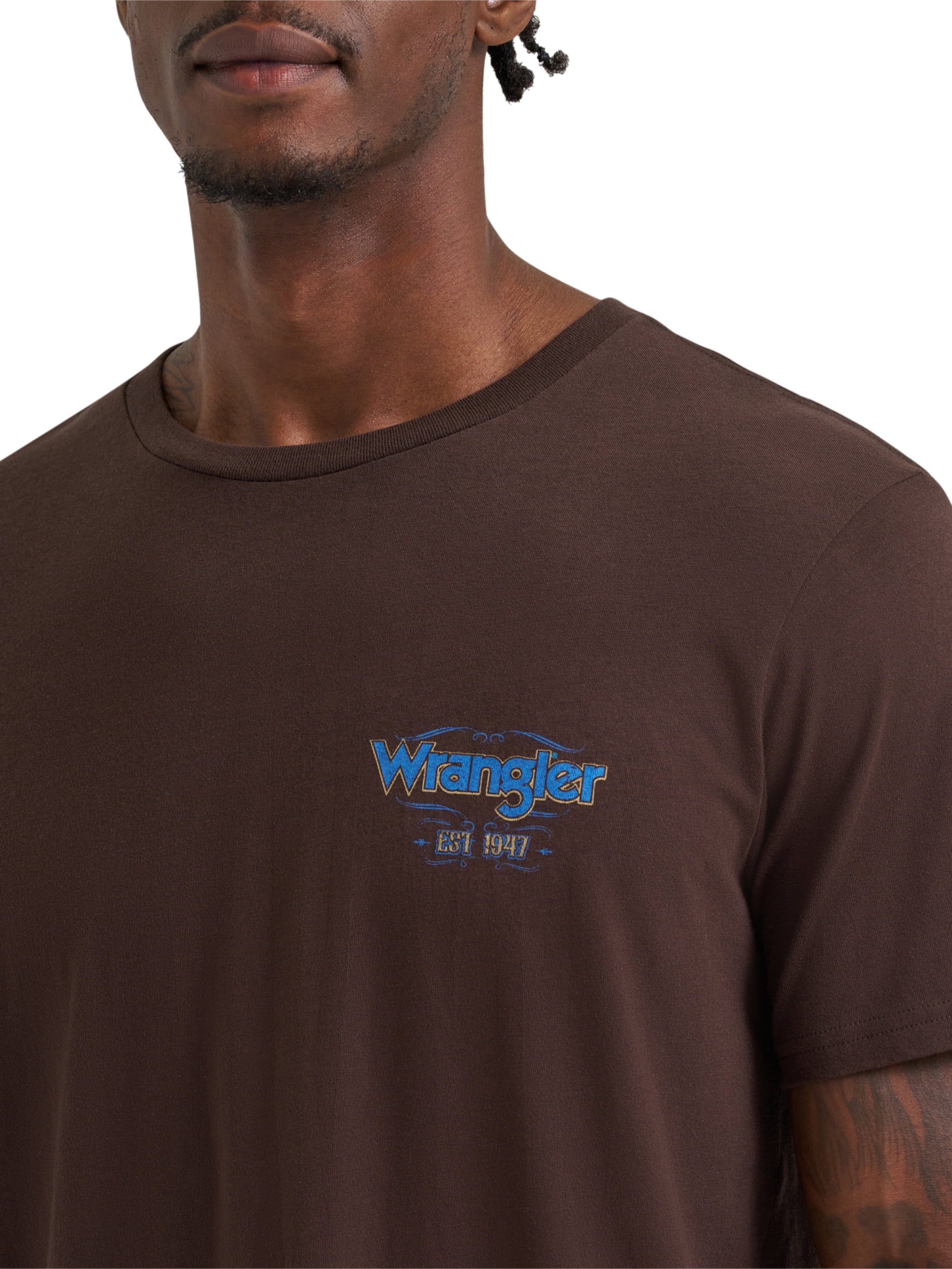 Wrangler® Men's and Big Men's Regular Fit Short Sleeve Graphic Tee, Sizes S-3XL