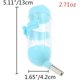 thumbnail image 3 of Botella de agua colgante para hámster en 1, dispensador automático para mascotas con Base para hámster enano, ratón, rata, erizo, 3 of 7