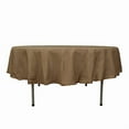 thumbnail image 2 of BalsaCircle 6 Pieces 90" Taupe Round Polyester Tablecloths Fabric Table Cover Linens, 2 of 8