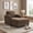 37"W Brown, variant on Timbernest Accent Chair with Ottoman, 47" Oversized Chaise Lounge Chair, Modern Corduroy Upholstered Armchair for Living Room, Dorm, Small Space, Beige