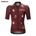 thumbnail image 2 of Maillot de ciclismo DAREVIE Slim Fit SPF 50+ para hombre y mujer, maillot de ciclismo navideño, maillot de ciclismo de moda, camiseta de ciclismo del equipo profesional, 2 of 4