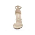 thumbnail image 2 of BLISSFUL STEP Women's Shoes Faux Suede Stiletto High Heel Open Toe Adjustable Ankle Strap Sandals  Beige 10, 2 of 8