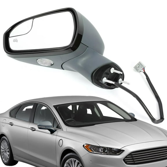 Driver Side Left Power Mirror For Ford Fusion 2013 2014 2015 2016 Fold Paintable