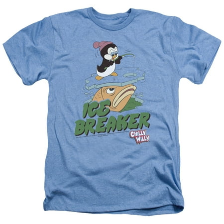 Mens Icebreaker - Chilly Willy Ice Breaker Mens Heather Shirt