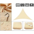 thumbnail image 3 of Toldo triangular de malla antiUV de 3 x 3 x 3 m para exteriores, 3 of 3