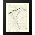 thumbnail image 2 of USGS 20x24 Black Modern Framed Museum Art Print Titled - T L Ranch Wyoming Quad - USGS 1958, 2 of 5