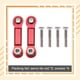 thumbnail image 5 of Bewildely 2 piezas RC Car Servo Rod Vehicle Pull Rods Accesorios de modificación de automóviles Reemplazo de piezas de repuesto para WL Toy Type3 NO3, 5 of 6