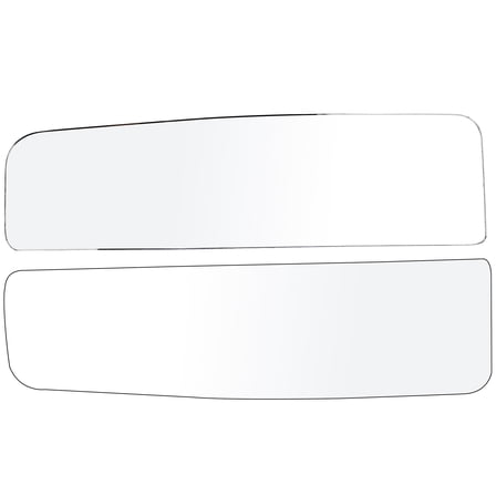 SCITOO Lower Convex Towing Mirror Glass Replacement with Left Driver Right Passenger Side Mirror Lens Compatible with 2008-2017 For Toyota For Sequoia 2007-2017 For Toyota For Tundra