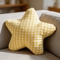 thumbnail image 6 of AUNVITO Plaid Star Shaped Throw Pillow Plush Toy 12 x 12 Inches, Soft Stuffed Cushion for Couch Bed, Decorative Accent Pillow with Polyester Filling, Farmhouse Home Decor, 6 of 7