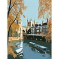 thumbnail image 1 of River Cam and University Buildings of Cambridge Unframed Wall Art Print Poster Home Decor Premium, 1 of 4