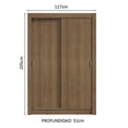 thumbnail image 3 of Ropero Closet Madesa Vivare Plus 2 Puertas MM, 3 of 5