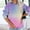 Purple, variant on WXLWZYWL Womens Long Sleeve Sweatshirt Casual Round Neck Cute Pullover Tops Gradient Lightweight Loose Fit Soft Sweatshirt with Pocket