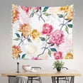 thumbnail image 2 of Pofeuu Colorful Flowers Print Wall Tapestry Decoration Wall Hanging Tapestry 60 x 51 Inch, 2 of 6