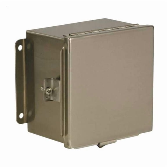 Wiegmann Enclosuresr,Mtlic,6In.Hx 6In.Wx4In.D BN4060604CHSS