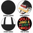 Jolly Jingle, Merry Dingle. Canvas Tote For Church Choir And Christian