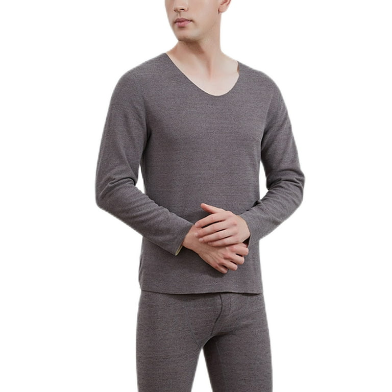 Lumento Mens Women Seamless Winter Thermal Underwear Suit Top And