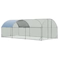 thumbnail image 6 of Topcobe 19 Feet Large Metal Chicken Coop Outdoor Galvanized Dome Cage with Cover-L, Chicken House, Outside Shelter for Animal, 6 of 10