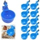 thumbnail image 1 of Bebedero para pollos de 12 piezas, bebedero automático, con herramientas de perforación, adecuado para pollos, patos y otras aves de corral (azul), 1 of 5